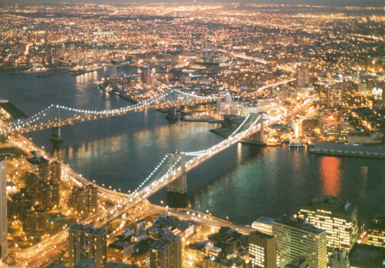 New York from the South Tower, December 1998